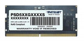 Модуль памяти для ноутбука SL 16GB DDR5-4800 PSD516G480081S,CL40, 1.1V PATRIOT