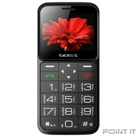 TEXET TM-B226 Мобильный телефон цвет черный-красный