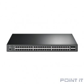 TP-Link SG3452XP Управляемый коммутатор JetStream уровня 2+ c 48 гигабитными портами PoE+ и 4 портами SFP+  PROJ