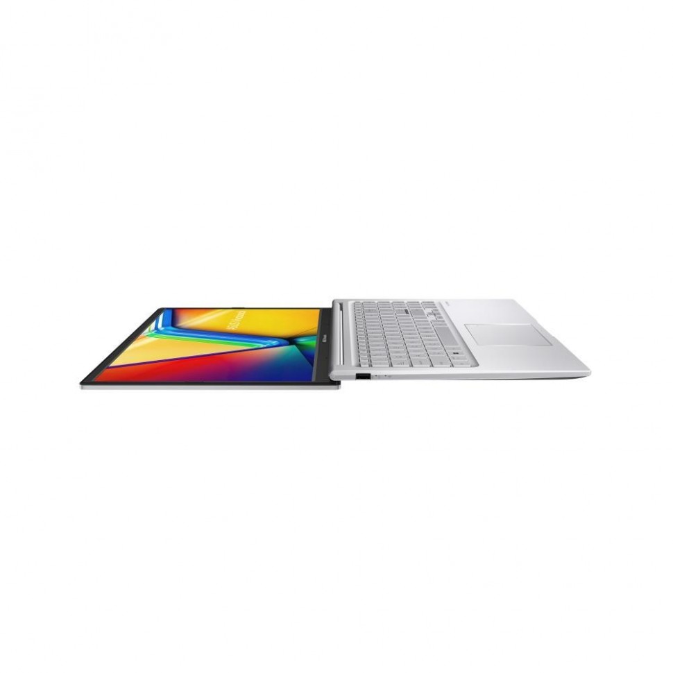 Ноутбук ASUS VivoBook Series X1504ZA-BQ606 15.6" 1920x1080/Intel Core i3-1215U/RAM 8Гб/SSD 512Гб/Intel UHD Graphics/ENG|RUS/DOS серебристый 1.7 кг 90NB1022-M01570
