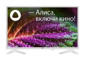 Телевизор LCD 43&quot; WHITE YANDEX 43F541T LEFF