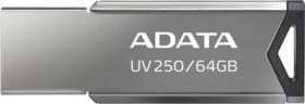 Флэш-накопитель 64GB AUV250-64G-RBK SILVER ADATA