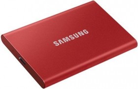 SSD внешний жесткий диск 1TB USB3.2 EXT. RED MU-PC1T0R/WW SAMSUNG
