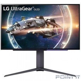 Монитор LCD LG 26.5&quot; 27GR95QE-B UltraGear{OLED 2560x1440 240Hz 0.3ms 200cd 2xHDMI DisplayPort USB} [27gr95qe-b.aruz]