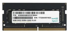 Модуль памяти для ноутбука SODIMM 8GB DDR4-3200 ES.08G21.GSH APACER