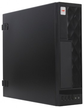 Slim Case InWin CE052S Black 300W 2*USB3.0+2*USB2.0+AirDuct+Fan+Audio mATX.
