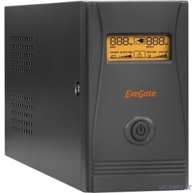 Exegate EP285478RUS ИБП ExeGate Power Smart ULB-850.LCD.AVR.EURO.RJ.USB &lt;850VA/480W, LCD, AVR, 2 евророзетки, RJ45/11, USB, Black&gt;