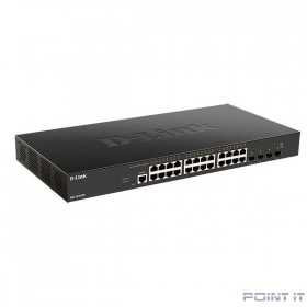 D-Link DXS-1210-28T/A1A PROJ Настраиваемый L2+ коммутатор с 24 портами 10GBase-T и 4 портами 25GBase-X SFP28