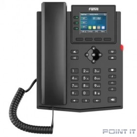 Телефон IP Fanvil X303P  c б/п черный