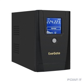 Exegate EX292779RUS ИБП ExeGate SpecialPro Smart LLB-900.LCD.AVR.1SH.2C13 &lt;900VA/500W, LCD, AVR, 1*Schuko+2*C13, металлический корпус, Black&gt;