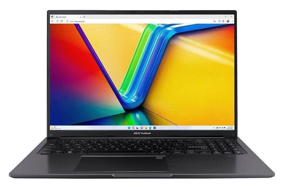 Ноутбук ASUS VivoBook Series M3604YA-MB226 16" 1920x1200/AMD Ryzen 5 7530U/RAM 8Гб/SSD 512Гб/AMD Radeon Graphics/ENG|RUS/DOS черный 1.76 кг 90NB11A1-M00A90