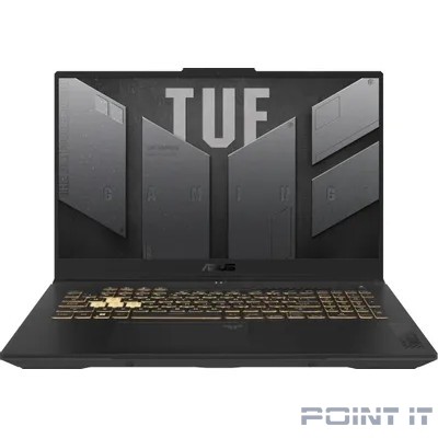 Ноутбук Ноутбук игровой ASUS TUF Gaming F17 FX707ZV4-HX076 90NR0FB5-M004H0, 17.3", IPS, Core i7 12700H , 16ГБ , 512ГБ SSD, NVIDIA RTX 4060 для ноутбуков - 8 ГБ, без опер