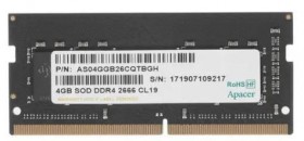 Модуль памяти для ноутбука SODIMM 4GB DDR4-2666 ES.04G2V.KNH APACER