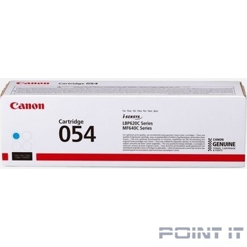 Canon Cartridge 054 HC 3027C002 Тонер-картридж для Canon i-sensys MF645Cx/MF643Cdw/MF641Cw, LBP621/623 (2300 стр.) голубой (GR)