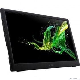Монитор LCD Acer 15.6&quot; PM161QBbmiuux {IPS 1920x1080 60Hz 4ms 250cd miniHDMI 2xUSB-C(15W) 2x1W} [UM.ZP1EE.B02]