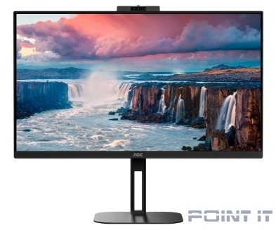 Монитор LCD AOC 27" Q27V5CW Black с поворотом экрана {IPS 2560x1440 75Hz 1ms 178/178 300cd 20M:1 HDMI2.0 DisplayPort webcam}