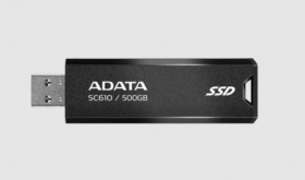 SSD внешний жесткий диск 500GB USB3.2 EXT. SC610-500G-CBK/RD ADATA