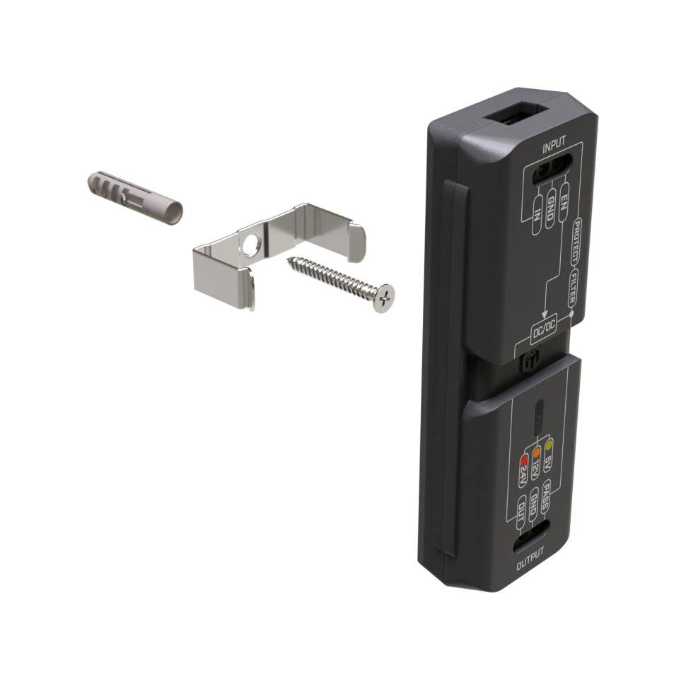 Автомобильный адаптер питания с защитой от перенапряжения MikroTik APA-1