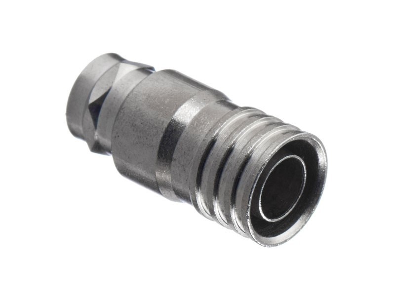 Штекер F (гайка) на RG-11 (медь), без пина, обжимной/50 шт, Netko 10 шт