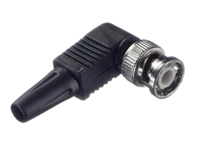 Коннектор BNC-7101B угловой, пластик, медь NETKO Optima 30 шт