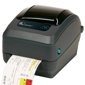 Принтер штрихкода (этикеток) Zebra GX430t (300 dpi, RS232, USB, Отделитель, темно-серый)
