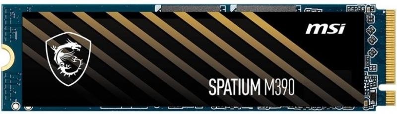 SSD жесткий диск NVME M.2 500GB SPATIUM M390 MSI