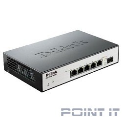 D-Link DGS-1100-06/ME/A1B Управляемый L2 коммутатор с 5 портами 10/100/1000Base-T и 1 портом 100/1000Base-X SFP