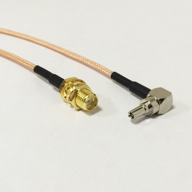 Адаптер для модема (пигтейл) CRC9-SMA(female) кабель RG316 15см.