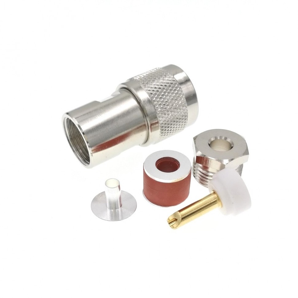 ВЧ-разъём UHF(male) PL259 прижимной под кабель RG-58