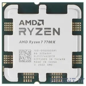 CPU AMD Ryzen 7 7700X OEM (100-000000591) {4,50GHz, Turbo 5,40GHz, RDNA 2 Graphics AM5}