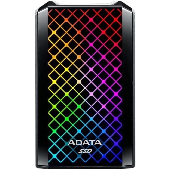 SSD внешний жесткий диск 2TB USB-C BLACK ASE900G-2TU32G2-CBK ADATA