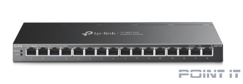 TP-Link TL-SG116P Настольный коммутатор с 16 гигабитными портами PoE+