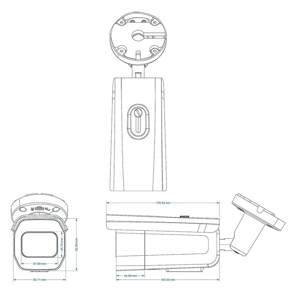 AC-IS505ZS - уличная IP видеокамера 5Мп