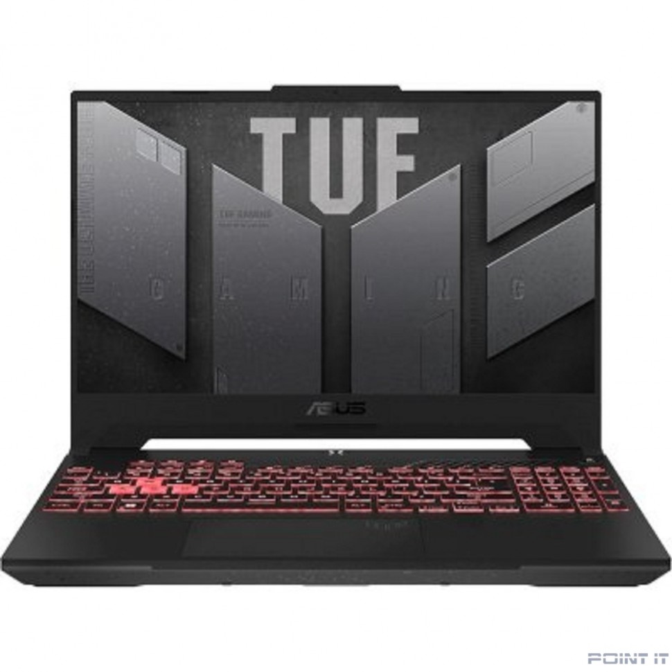 Ноутбук ASUS TUF Gaming A15 FA507NU-LP141 [90NR0EB5-M00FN0] Grey 15.6" {FHD Ryzen 5 7535HS/16Gb/512Gb SSD/RTX 4050 для ноутбуков - 6Gb/noOs}