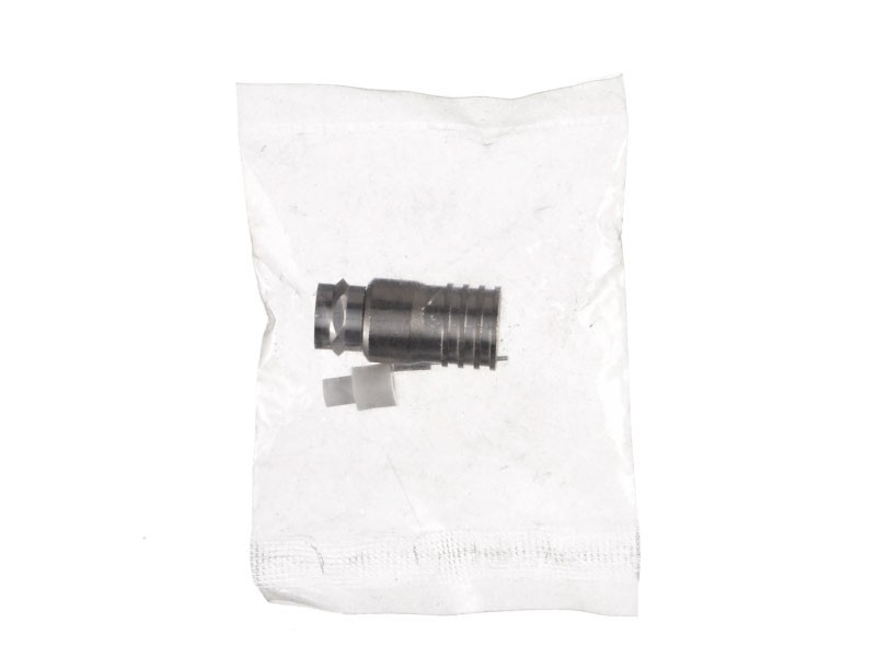 Штекер F (гайка) на RG-11 (медь), с разборным пином, обжимной/50 шт, NETKO Optima 10 шт