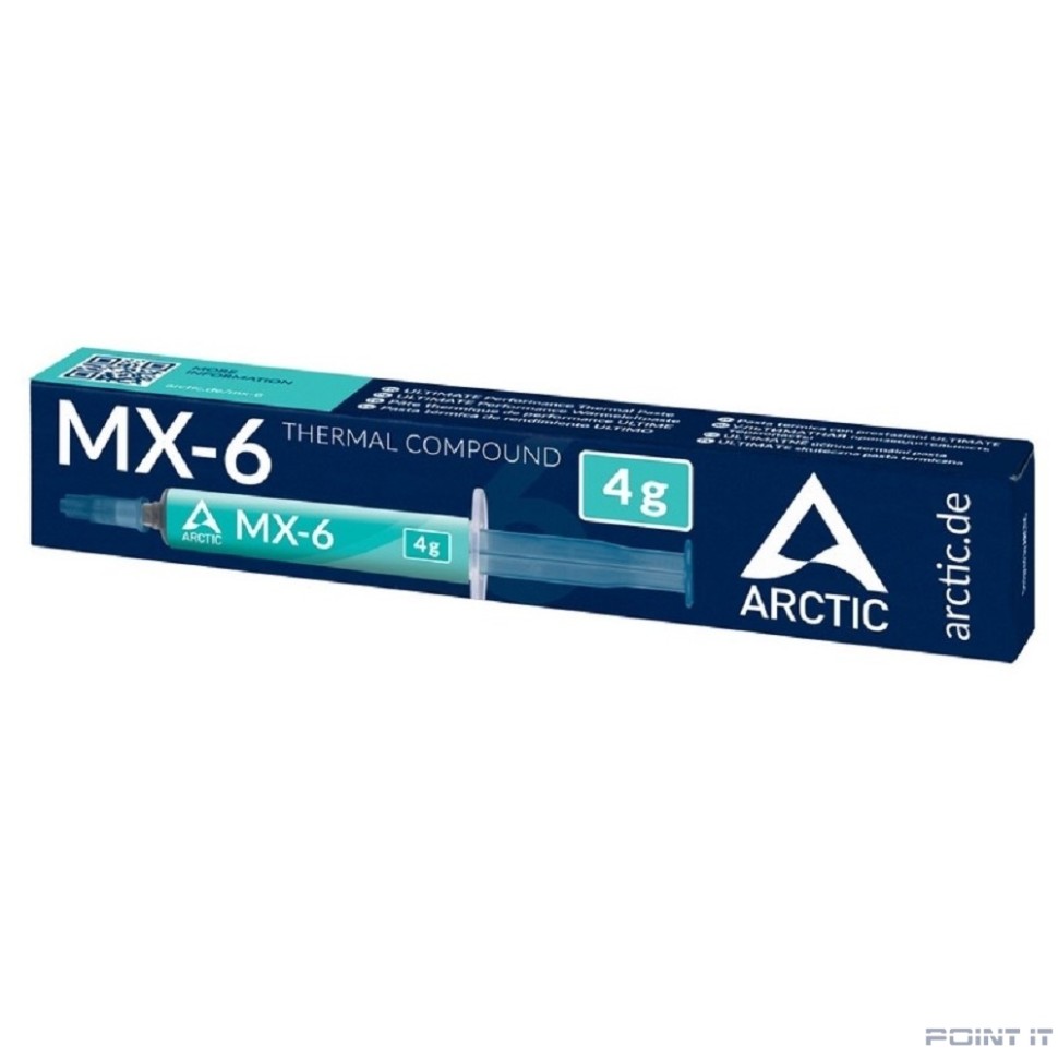 Термопаста MX-6 Thermal Compound 4-gramm   ACTCP00080A