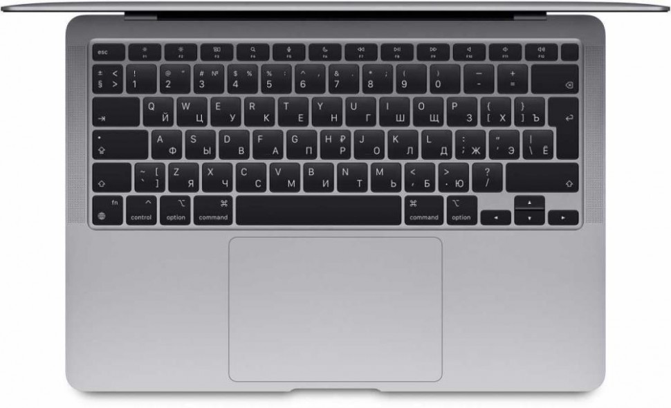 Ноутбук APPLE MacBook Air 13 13.5" 2560x1600/RAM 8Гб/SSD 256Гб/ENG|RUS/macOS Space Gray 1.29 кг MGN63PA/A