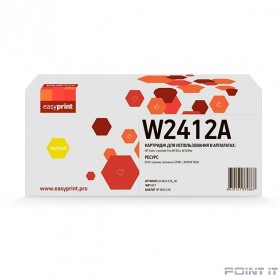Easyprint W2412A картридж 216A (LH-W2412A_NC) для HP Color LaserJet Pro M182n/M183fw (850 стр.)  желтый, БЕЗ ЧИПА