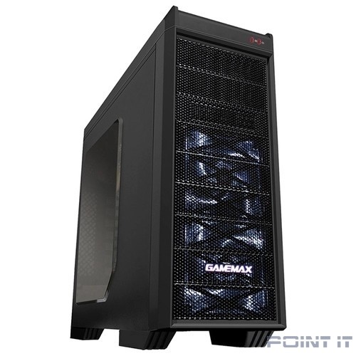 GameMax [G501X White] Luxury MFG G501X (Midi Tower, ATX,Черн.,Окно, USB3.0, внеш. SATA отсек (без БП)