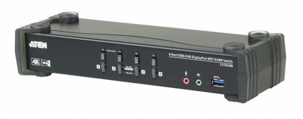 Коммутатор 2P USB3 4K 2P CS1924M-AT-G ATEN