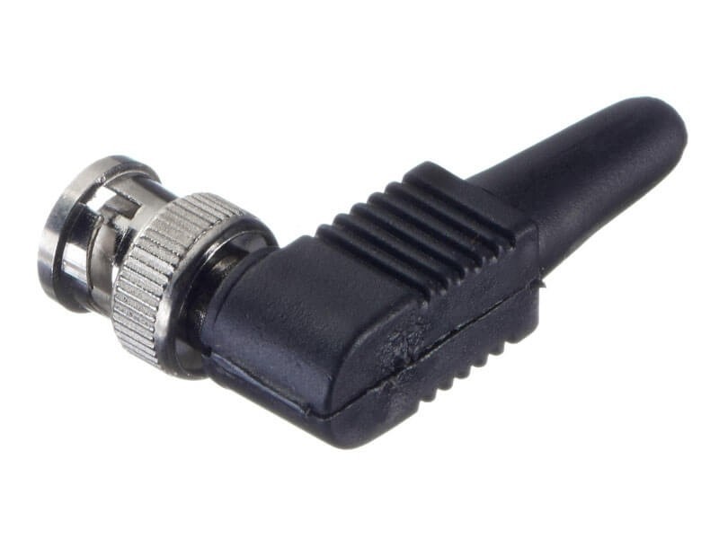 Коннектор BNC-7101B угловой, пластик, цинк NETKO Optima 20 шт