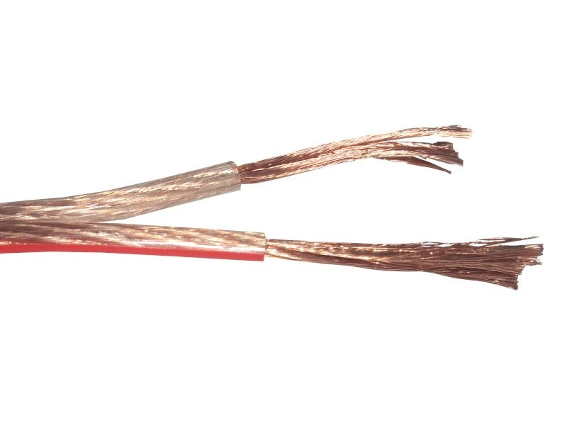 Кабель акустический 2*4.0мм2 (7*32*0.15мм) CCA, 30м, пластиковая катушка, прозрачный NETKO Optima