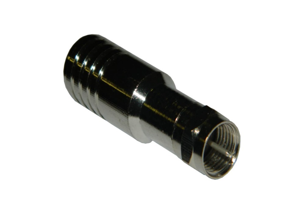 Штекер F (гайка) на RG-11 (медь), с фиксированным пином, для обжимного инструмента/50 шт, NETKO Optima 20 шт