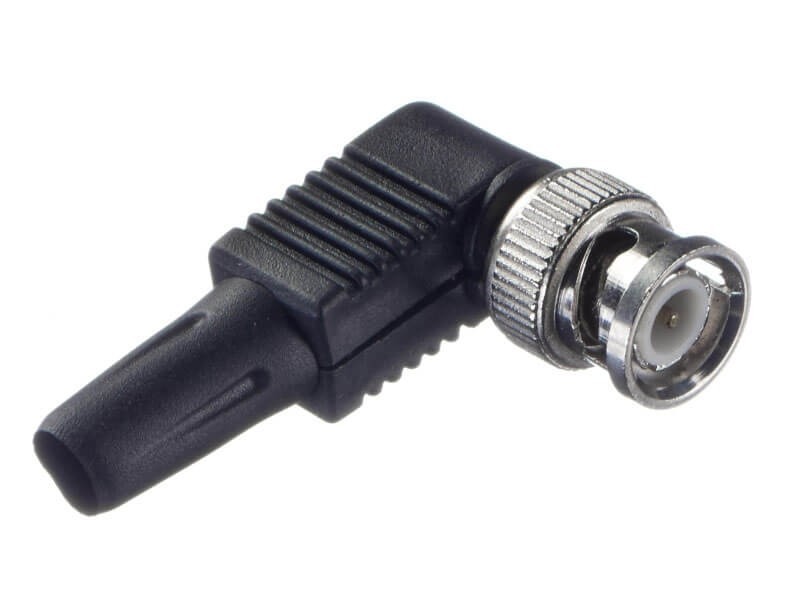 Коннектор BNC-7101B угловой, пластик, цинк NETKO Optima 40 шт