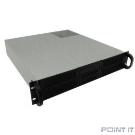 Procase Корпус 2U server case,4x5.25+2HDD,черный,без блока питания(2U,2U-redundant),глубина 650мм,EATX 12&quot;x13&quot;, панель вентиляторов 4*80х25 PWM