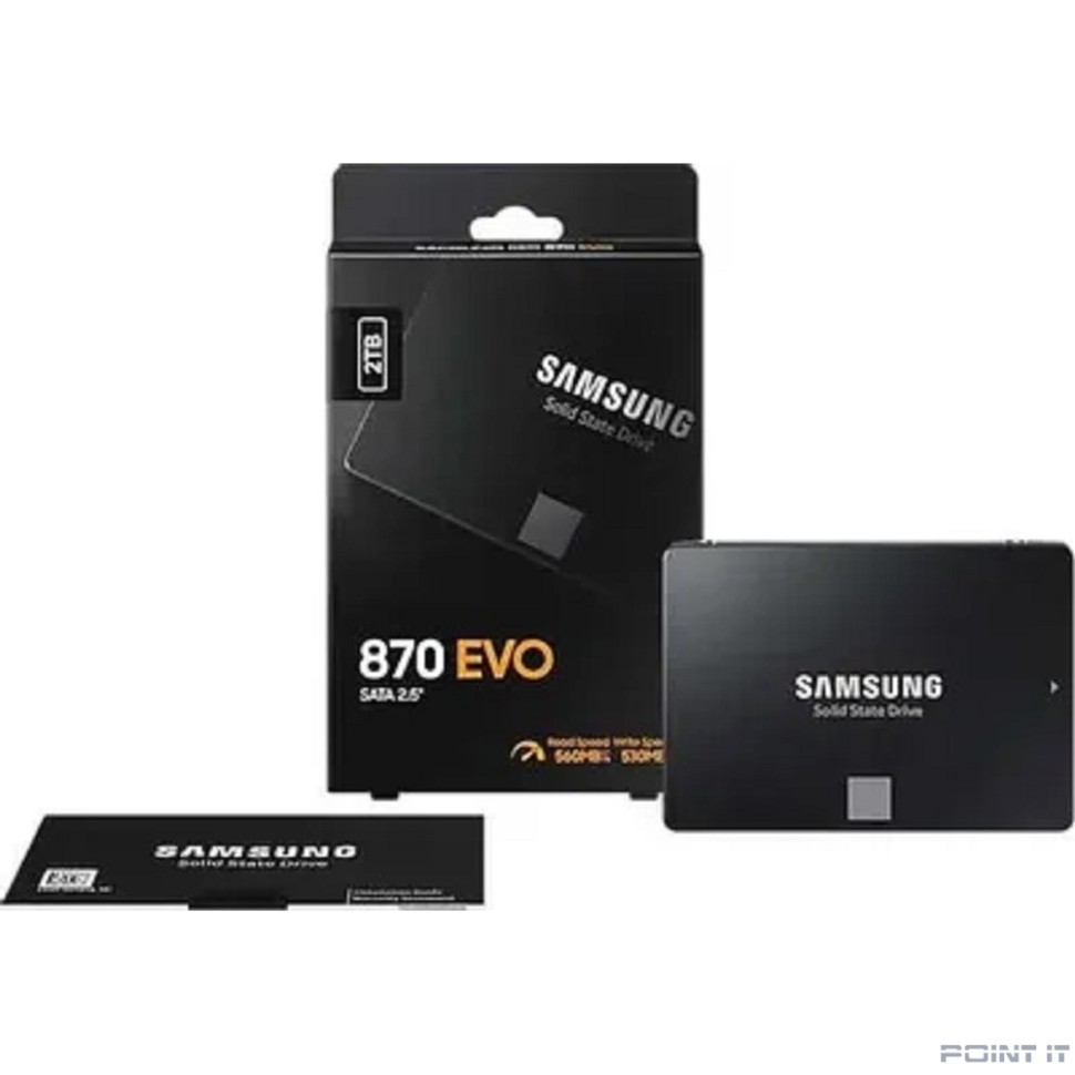 Samsung SSD 2Tb 870 EVO Series MZ-77E2T0BW {SATA3.0, 7mm, MGX V-NAND}