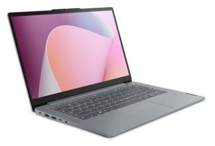 Ноутбук LENOVO IdeaPad 3 Slim 14IAH8 14" 1920x1080/Intel Core i5-12450H/RAM 8Гб/SSD 512Гб/Intel UHD Graphics/ENG|RUS/DOS серый 1.37 кг 83EQ002RPS