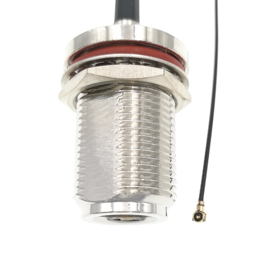 Адаптер для модема (пигтейл) IPEX4(MHF4)-N(female)тип2 кабель RF0,81 25см.