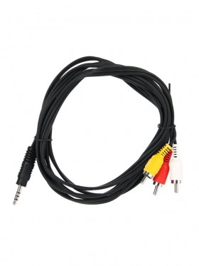 Кабель AUDIO 3.5MM/3XRCA 1.5M CV213-1.5M VCOM