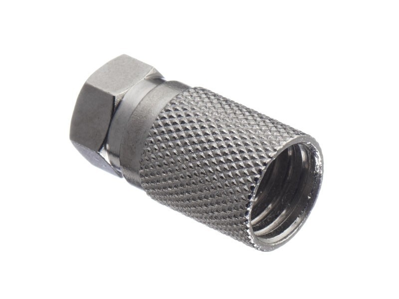 Штекер F (гайка) на RG-11 (цинк), пустой, накручивающийся/100 шт (FC44-54), NETKO Optima